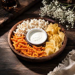 چیپس و ماست خوری چوبی گردو